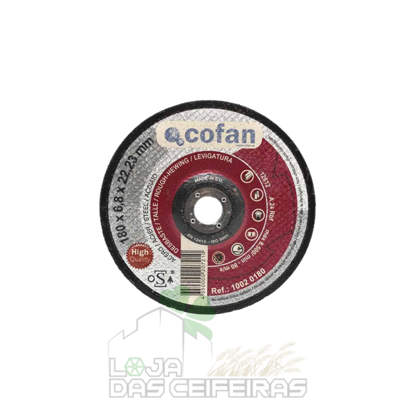 10020125 10020125 - DISCO REBARBAR 125X6.8X22.23MM COFAN - Image 1
