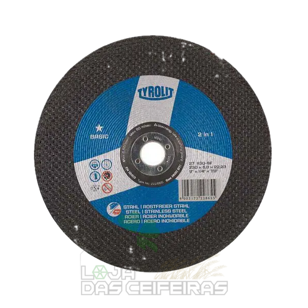 82005 82005 - DISCO REBARBAR 115X6X22.23MM AP30P-BFB TYROLIT - Image 1