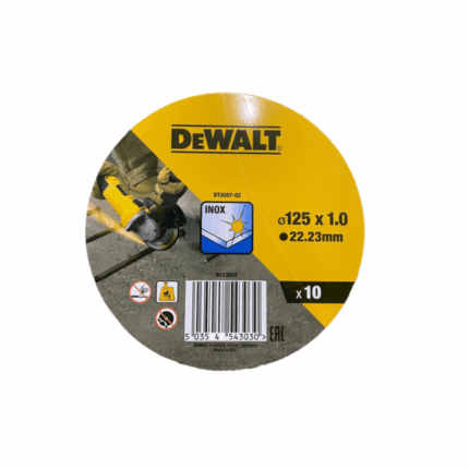 N513924 - DISCO CORTE AÇO/INOX Ø125 X 1.00 X 22.23MM DEWALT