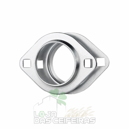 CHAPA OVAL 35MM 2 FIXACOES