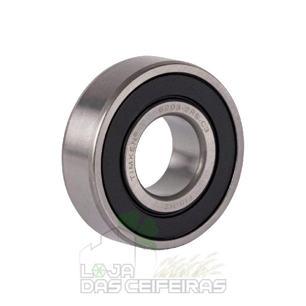 20.6203-2RS-C3-TIMKEN_ROLAMENTO 6203 (2RS-C3)_17X40X12MM_Loja das Ceifeiras (1) 20.6203-2RS-C3-TIMKEN_ROLAMENTO 6203 (2RS-C3)_17X40X12MM - Image 1