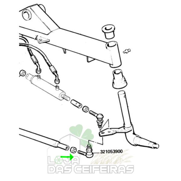 321053900 - RÓTULA LAVERDA ROSCA ESQ_Loja das Ceifeiras 321053900 - RÓTULA LAVERDA ROSCA ESQ