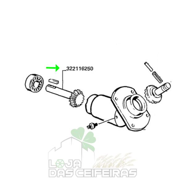 322116250 - PINHON DESCARGA TEGAO 14D L521 GR_Loja das Ceifeiras 322116250 - PINHON DESCARGA TEGAO 14D L521 GR