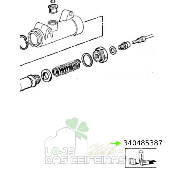 340485387 - KIT REPARAÇÃO BOMBA TRAVÃO 3400 SUP_Loja das Ceifeiras 340485387 - KIT REPARAÇÃO BOMBA TRAVÃO 3400 SUP - Image 1